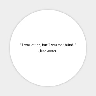 Jane Austen Quote Magnet